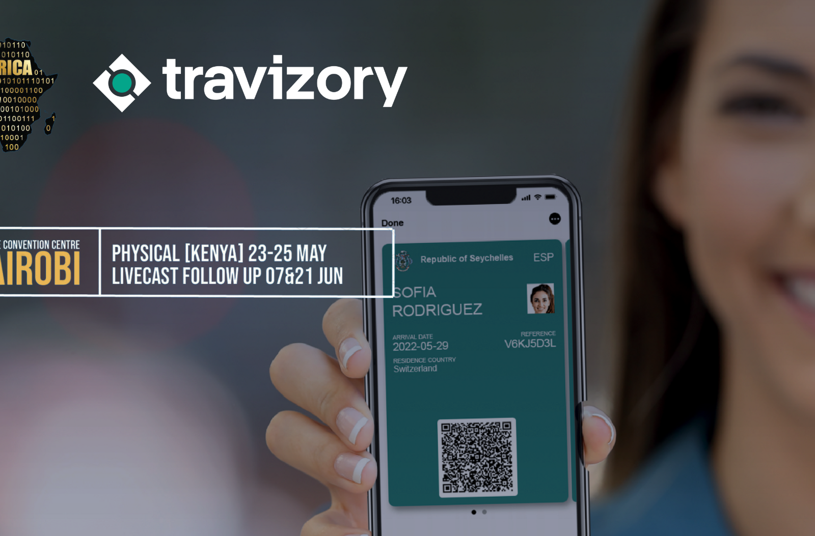 Travizory exhibits at ID4Africa 2023